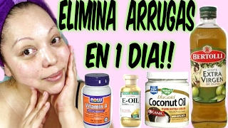 COMO ELIMINAR ARRUGAS NATURALMENTE CREMA CASERA POTENTENATURALLY ELIMINATES WRINKLES [upl. by Ikkela]