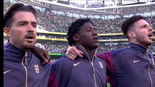 Republic of Ireland vs England National Anthem  UEFA Nations League 202425 [upl. by Ferullo524]