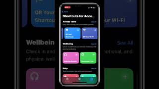 💯 How to set quotQR Your Wifiquot in shortcuts app📲 iphone device tecnology shorts [upl. by Oirram116]