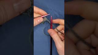 how to do stockinette stitch in knitting [upl. by Odlabso752]