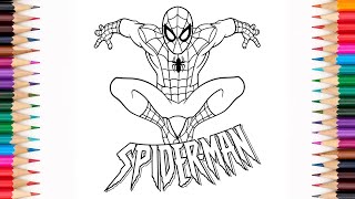 Haw to draw spider man [upl. by Redla]