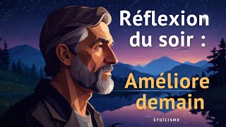 REFLEXION GUIDEE DU SOIR  AMELIORE DEMAIN  STOÏCISME [upl. by Gussy]