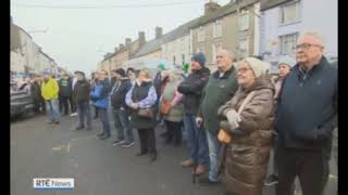 RTE NEWS  ROSCREA LOCAL WORRIED ABOUT PARTY VENUES AS UKRAINE REFUGEES JUST WANT A ROOF OVER HEADS [upl. by Ainehs]