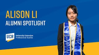 Alumni Spotlight  Alison Li [upl. by Newo]