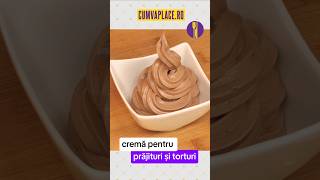 Cremă pentru prăjituri și torturi  cremă de unt și bezea desert video recipe food [upl. by Shivers]