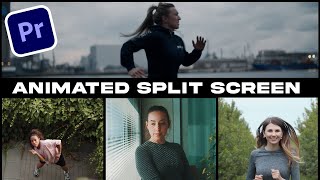 CREATE ANIMATED SPLIT SCREEN EFFECT IN PREMIER PRO II TUTORIAL 2024 [upl. by Isac]