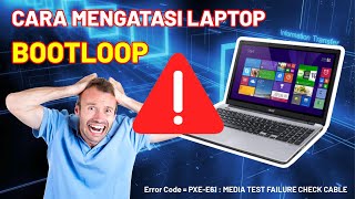 Cara mengatasi Harddisk laptop error code  PXEE61 Media test failure check cable [upl. by Rhyne]