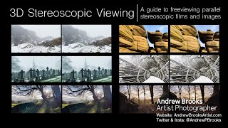 How to view 3D Stereoscopic films and images  A guide to freeviewing parallel stereoscopic art [upl. by Andel]