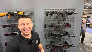 Palmetto State Armory at the NRA show 300blk AK update ammo PT1 stock [upl. by Branden]