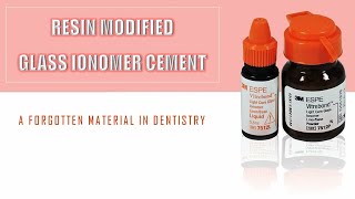 RM GIC  Resin Modified Glass Ionomer Cement [upl. by Ellerad]