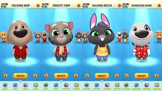 Talking tom gold run  Talking Ben Frosty Tom Talking Becca Hawallan Hank [upl. by Filippo813]