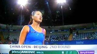 Jankovic Jelena Jovanovski Bojana WTA China Open 64 26 26 [upl. by Donalt691]