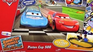 Piston Cup 500 Race Track Set Radiator Springs Classic ToysRUS Mattel Disney Pixar Cars [upl. by Aihtak]