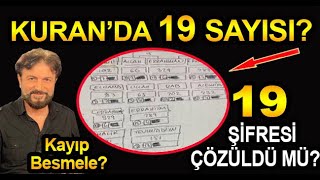 KURANDAKİ 19 MUCİZESİ BÜYÜK SIR ÇÖZÜLDÜ MÜ [upl. by Nairde]