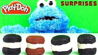 Cookie Monster Opens Cookie Surprises [upl. by Linzer]