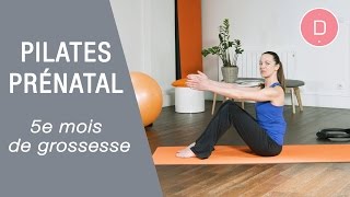 Pilates Prénatal – 5ème mois de grossesse [upl. by Nanam]