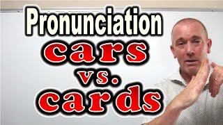 How to Pronounce CARS vs CARDS  ForB English Lesson [upl. by Hein727]