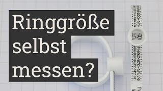 Ringgröße messen Zwei Arten um deine Ringgröße zu ermitteln [upl. by Herbert]