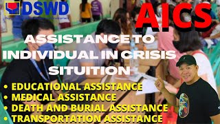 FINANCIAL ASSISTANCE TO INDIVIDUAL IN CRISIS SITUATION  DSWD AICS [upl. by Maybelle772]