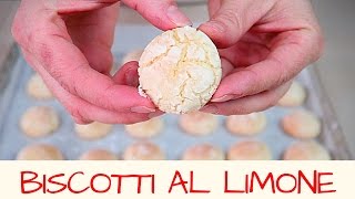 BISCOTTI AL LIMONE fatti in casa  Homemade Lemon Cookies [upl. by Seagrave807]