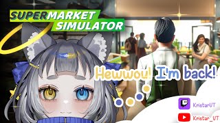 【Supermarket Simulator】⭐☾Im back Lets work at a supermarket☆⭐ [upl. by Fred]