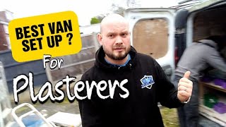 VAN SET UP FOR PLASTERERS [upl. by Ayekat]