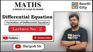 Class 12  Differential Equation  L2 [upl. by Gnak480]