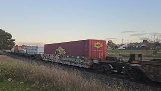 5PM5 PN Linfox Express to Melbourne 1725 28724 Stawell VIC [upl. by Asirram]