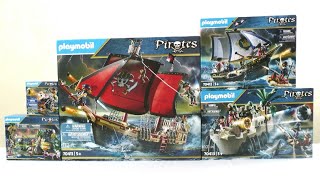 Unboxing Playmobil  Les pirates 2020 – 70411 70412 70413 70414 70415 [upl. by Norok727]