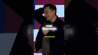 Elon Musk The number one tax payer in the history shorts elonmusk taxpayer [upl. by Merrill922]