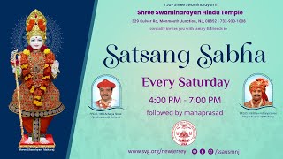 Saturday Satsang Sabha  RAAS UTSAV  Oct 12 2024  Shree Swaminarayan Hindu Temple  SSAUSM NJ [upl. by Kari]