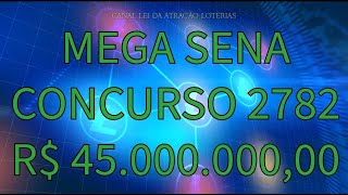 Mega Sena 2782 tabelas do canal [upl. by Lihcox]