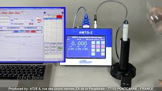 AMTG 2 Accurate Magnetic Thickness Gauge 정밀 유리병 두께 측정기 [upl. by Haggerty]