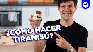 🤤 TIRAMISÚ  RECETA FÁCIL Y RÁPIDA🍰 [upl. by Edholm]