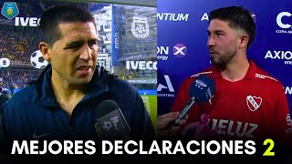 MEJORES DECLARACIONES POST PARTIDO del FUTBOL ARGENTINO Parte 2  Historicas graciosas y mas [upl. by Ecnahoy]