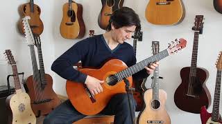 Dieter Hopf Gran Concertio 1972  Ramirez 1a style  classical guitar handmade in Germany [upl. by Aikem]