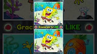 🍍 ENCUENTRA la DIFERENCIA  ¡Nivel EXPERTO  Bob Esponja 7  shorts [upl. by Legyn547]