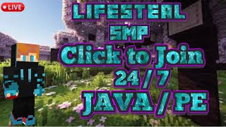 Lounching My Minecraft Lifesteal SMP  Mineraft Live [upl. by Allesor830]