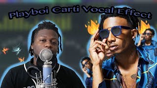 How to Sound Like Playboi Carti Vocal Effect Tutorial FL Studio [upl. by Bortman]