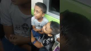 Ayan amp Rayan Enjoying Metro rail Journey [upl. by Jerz]