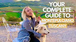 MONTEPULCIANO ITALY  YOUR PERFECT Travel Guide I Tuscany Italy I Italy Travel [upl. by Leuqim]