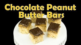 Chocolate Peanut Butter Bars No Bake from Cookies Cupcakes and Cardio [upl. by Parcel]