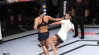 Germaine de Randamie vs Julianna Peña Full Fight EA Sports UFC 4 [upl. by Miett870]