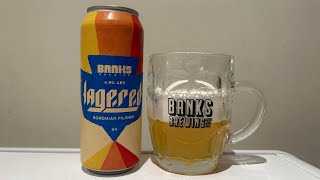 LAGERED  Bohemian Pilsner  Banks Brewing Seaford Victoria Australia  Craft Beer Live Review [upl. by Tonry]