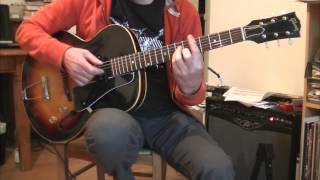 Testing my beautiful Gibson es 125 1960 [upl. by Notlim]