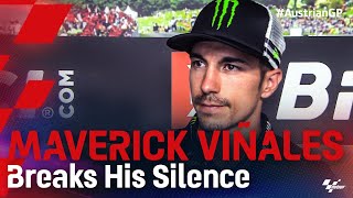 VIñales breaks his silence on Yamaha suspension [upl. by Linetta]