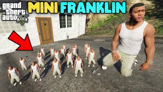 Franklin Trapped Among Mini Franklins  Mini Franklins Attack On Shinchan and Chop In GTA 5 [upl. by Thomson511]