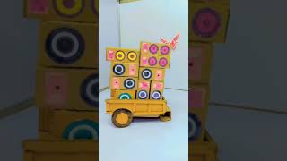 New Gauri Ganesh Murti Mini Dj Tractor Trolley Loading Big Dj Truck shorts youtubeshorts [upl. by Gambell]