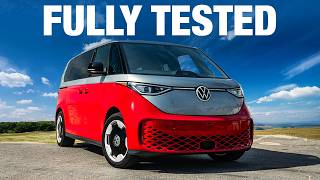 TESTED Volkswagen ID Buzz  Does This Retro Electric Minivan Live Up to Its Looks [upl. by Nolyad]