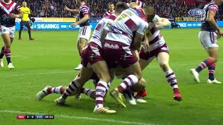 WCC Highlights Wigan Warriors v Sydney Roosters  NRL on Nine [upl. by Negah]